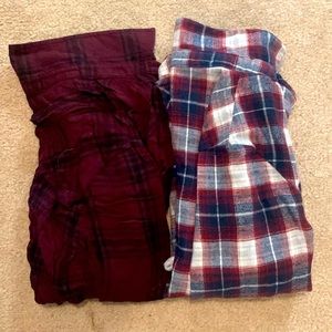 Plaid shirts